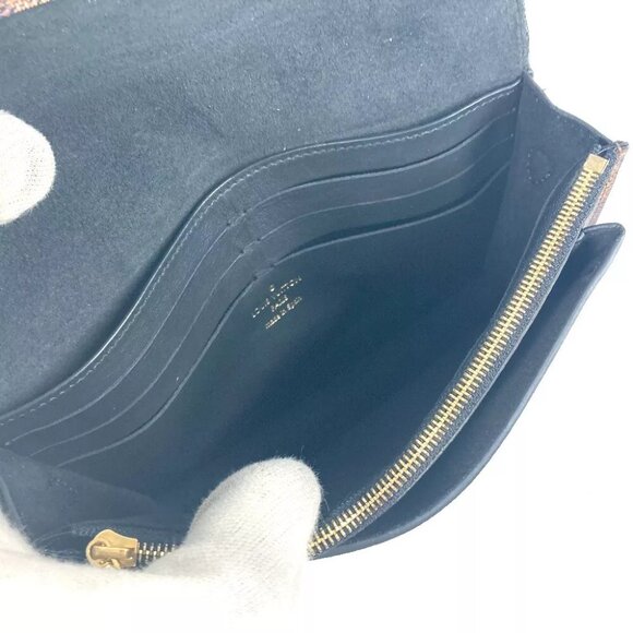 LOUIS VUITTON N60221 Damier Portefeuille-Vavan Chain Wallet Shoulder Bag - Picture 11 of 16